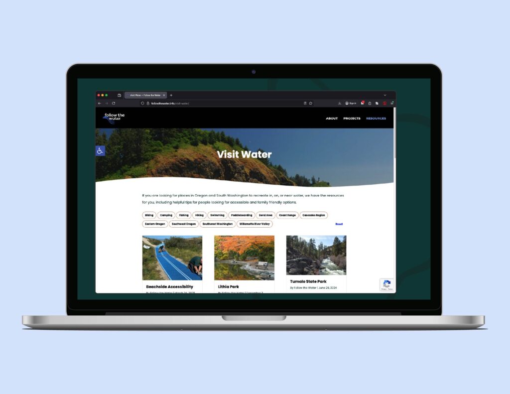 We expanded upon the existing website by adding space for of-the-moment posts and campaign landing pages.
